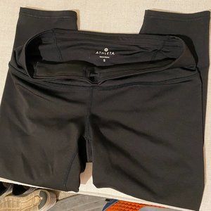Athleta Crop Leggings Black S